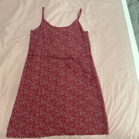 Brandy Melville Dresses Brandy Melville Short Red Floral Dress